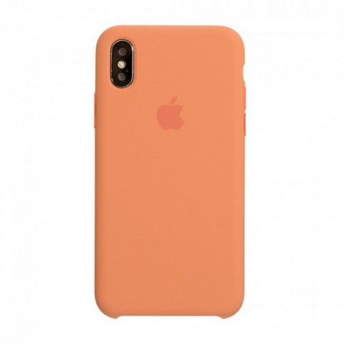 Original Silicone Case Apple iPhone X Apple iPhone XS Peach