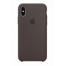 Силиконовый чехол Apple Silicone Case для iPhone X /10 Xs Cacao