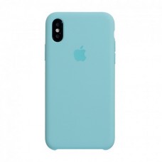 Силиконовый чехол Apple Silicone Case для iPhone X/XS Marine Green