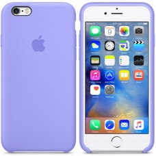 Чехол накладка на iPhone 6/6s plus Silicone фиалковый