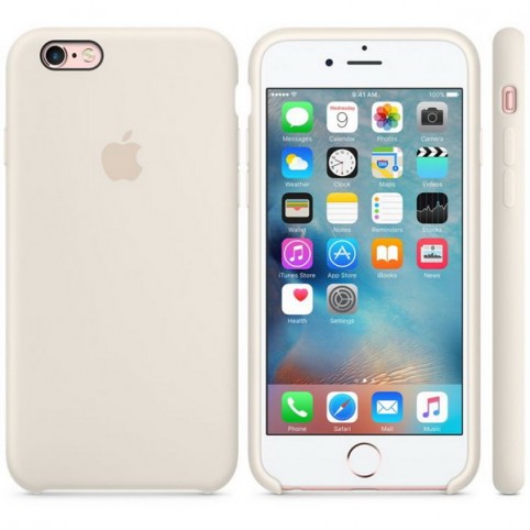 Чехол оригинальный силикон iPhone 6/6s plus Antique White