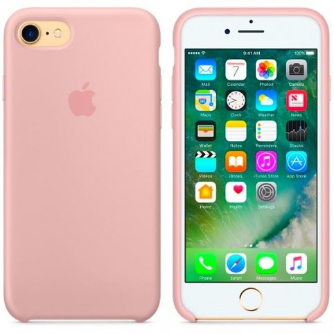 Чехол Original silicone для iPhone 7/8 pink 
