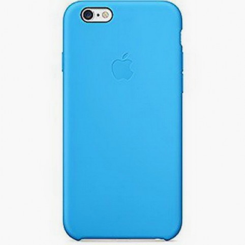 Чехол оригинальный iPhone 6/6s силикон blue