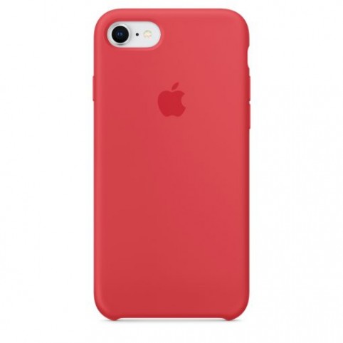 Чехол Silicone Case для iPhone 7/8 Red Raspberry