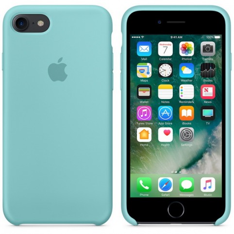 Оригинальный чехол apple для iphone 7/8 light sea blue