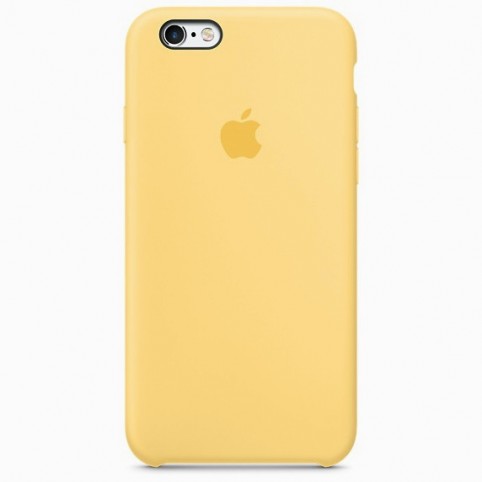 Чехол Apple силиконовый Original для iPhone 6/6s Plus yellow