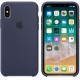 Силиконовый чехол Apple для iPhone X/10 тёмно-синий