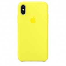 Силиконовый чехол Apple для iPhone X/10 «жёлтый неон»